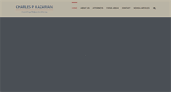 Desktop Screenshot of kazarianlaw.com